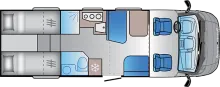 Grundriss Tag Sun Living S 75 SL - AUTOMATIK -