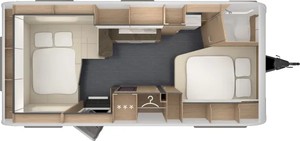 Nachtgrundriss Tabbert Pantiga 550 TDL 2,5