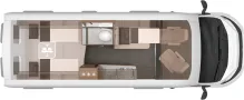 Grundriss Nacht Knaus BoxLife 630 ME Platinum Selection SONDERPREIS