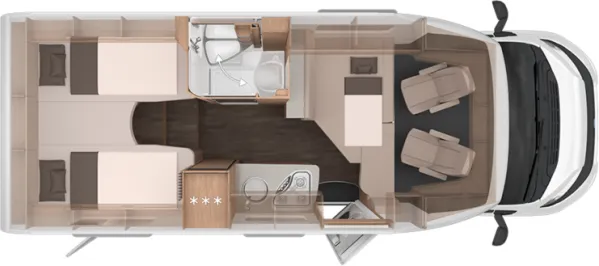Nachtgrundriss Knaus L!VE TI 650 MEG Platinum Selection