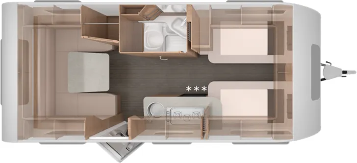 Grundriss Tag Knaus Südwind 500 EU 60 Years