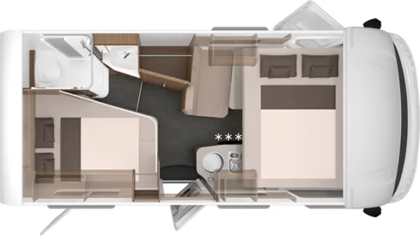 Nachtgrundriss Knaus Van I 550 MF