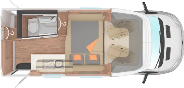 Nachtgrundriss Weinsberg X-CURSION CUV 500 LT EDITION [PEPPER]