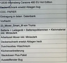 Fahrzeugbild Weinsberg CaraOne EDITION HOT 480 EU #9