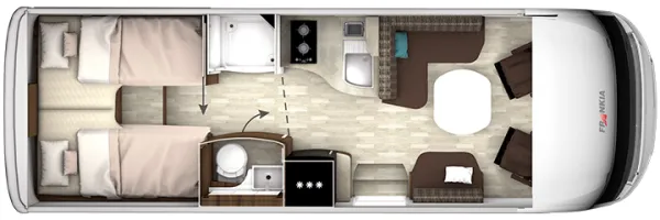 Tagesgrundriss Frankia F-Line I 740 GD