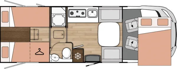 Tagesgrundriss Benimar Amphitryon A967