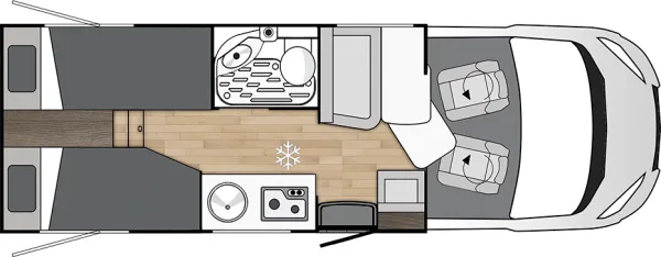 Tagesgrundriss Benimar YRTEO Y861