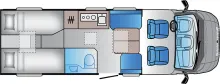 Grundriss Nacht Sun Living C 70 DL -20ED- ab Euro 76.084,--