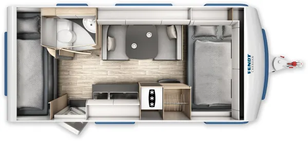 Tagesgrundriss Fendt Apero 495 SKM Tagesgrundriss Fendt Apero 495 SKM