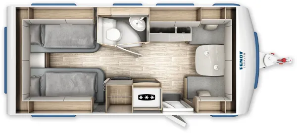 Tagesgrundriss Fendt Bianco Selection 495 SG