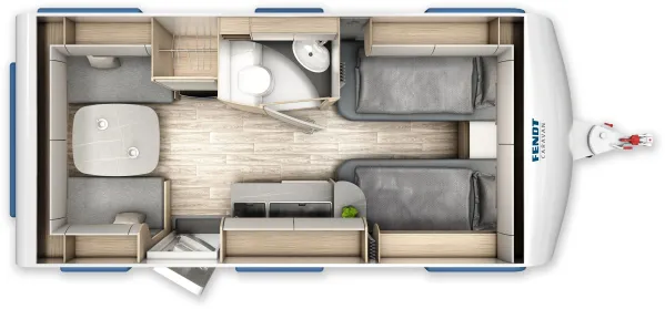 Tagesgrundriss Fendt Bianco Selection 465 TG Tagesgrundriss Fendt Bianco Selection 465 TG