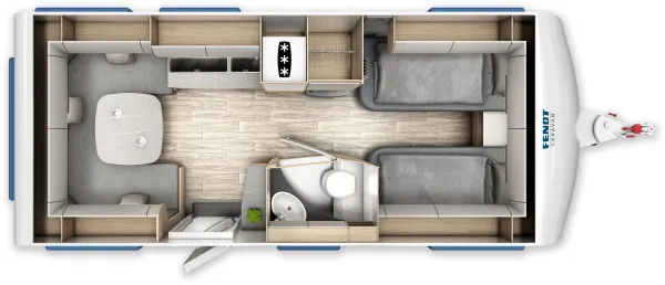 Tagesgrundriss Fendt Bianco Selection 515 SG Tagesgrundriss Fendt Bianco Selection 515 SG