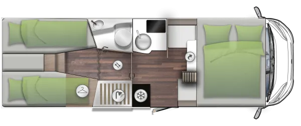 Tagesgrundriss Forster I 745 EF