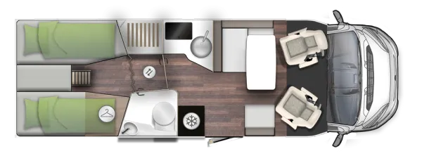 Tagesgrundriss Forster T 745 EB