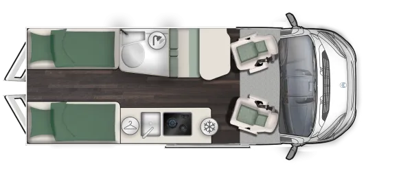 Tagesgrundriss Forster V 636 EBL Livin' Up Pro