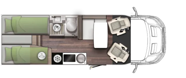 Tagesgrundriss Forster T Coupé 669 EB