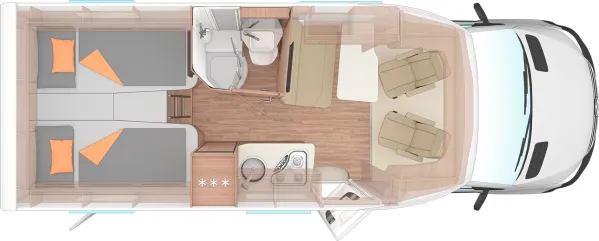 Tagesgrundriss Weinsberg CaraCompact 640 MEG EDITION [PEPPER]