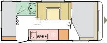 Grundriss Tag Adria Altea 542 PK P3