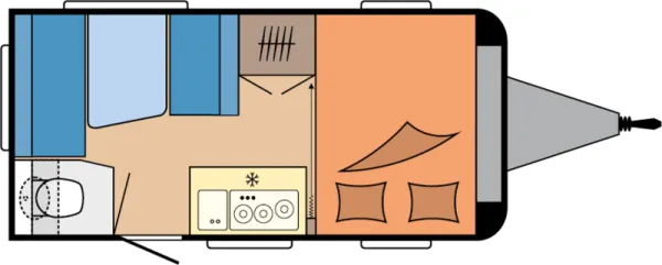 Tagesgrundriss Hobby OnTour 390 SF