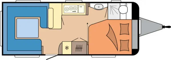 Tagesgrundriss Hobby Excellent 560 CFe