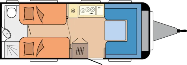 Tagesgrundriss Hobby Excellent Edition 540 WLU