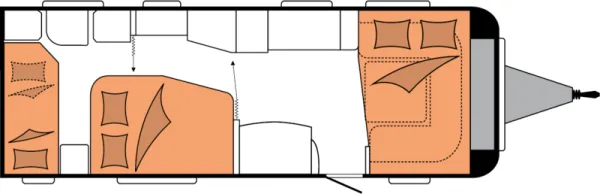 Nachtgrundriss Hobby Prestige 650 KFU