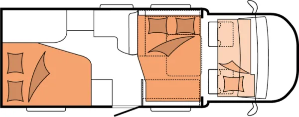 Nachtgrundriss Hobby ONTOUR T 700 FH