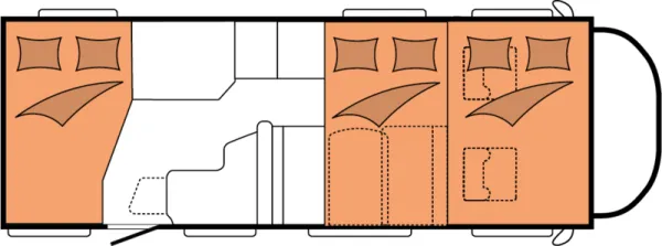 Nachtgrundriss Hobby ONTOUR A 720 GFM