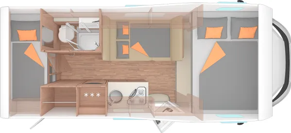 Nachtgrundriss Weinsberg CaraHome 600 DKG Nachtgrundriss Weinsberg CaraHome 600 DKG