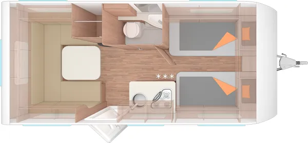 Tagesgrundriss Weinsberg CaraOne 480 EU