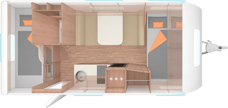 Grundriss Tag Weinsberg CaraCito 470 QDK