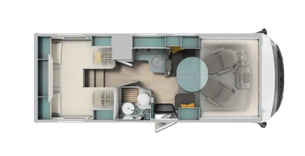 Tagesgrundriss Laika Kosmo H 1319