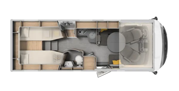 Tagesgrundriss Laika Ecovip H 4109