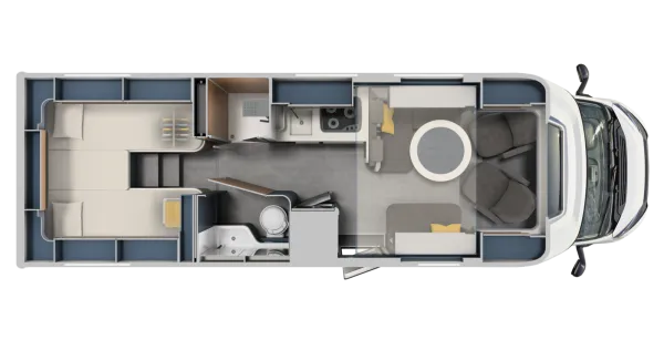 Tagesgrundriss Laika Kreos L 5009 Tagesgrundriss Laika Kreos L 5009