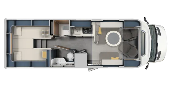 Tagesgrundriss Laika Kreos L 5009 MB Tagesgrundriss Laika Kreos L 5009 MB