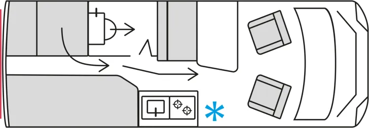 Grundriss Tag Bürstner Habiton HMX 6.0