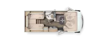 Grundriss Tag Carthago C2-tourer I 141 KB-LE comfort 4.2t Modell 2026