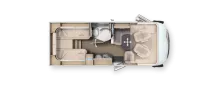 Grundriss Tag Carthago C2-tourer I 143 KB-LE comfort 4.2t Modell 2026 Mercedes Benz