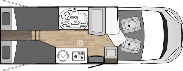 Tagesgrundriss Benimar YRTEO Y861