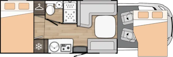 Tagesgrundriss Benimar Tessoro T444