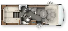 Grundriss Tag Carthago chic c-line I 4.9 LE