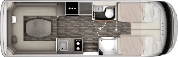 Tagesgrundriss Frankia TOGETHER I 740 PLUS