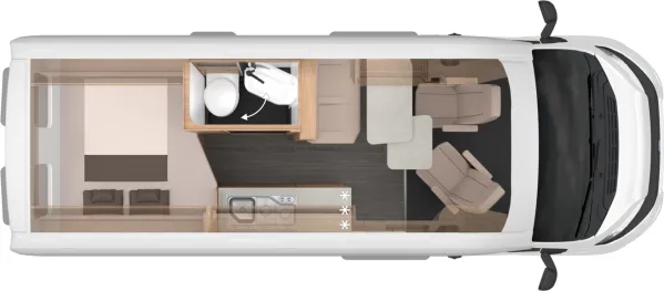 Tagesgrundriss Knaus BoxTime 600 MQ