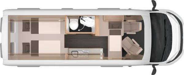 Nachtgrundriss Knaus BoxTime 630 ME