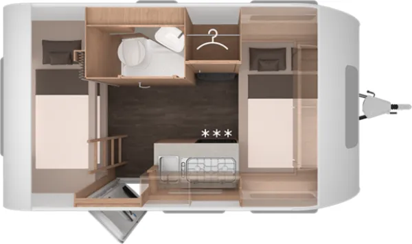 Nachtgrundriss Knaus Sport 400 LK