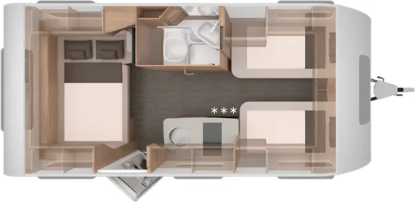 Nachtgrundriss Knaus Südwind 460 EU Black Selection