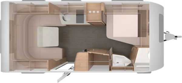 Tagesgrundriss Knaus Südwind 500 FU Black Selection