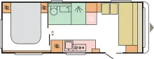 Grundriss Tag Adria Astella 644 DP