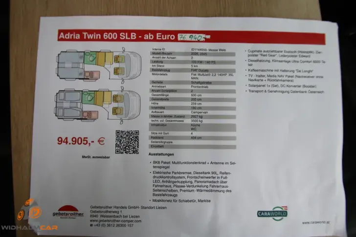 Fahrzeugbild Adria Twin Twin 600 SLB - FRÜHLINGSAKTION #22