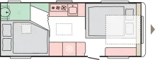 Grundriss Nacht Adria Alpina 583 LP - Verfügbar ab 06/2026